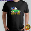 Snoopy riding Fightin’ Irish car shirt