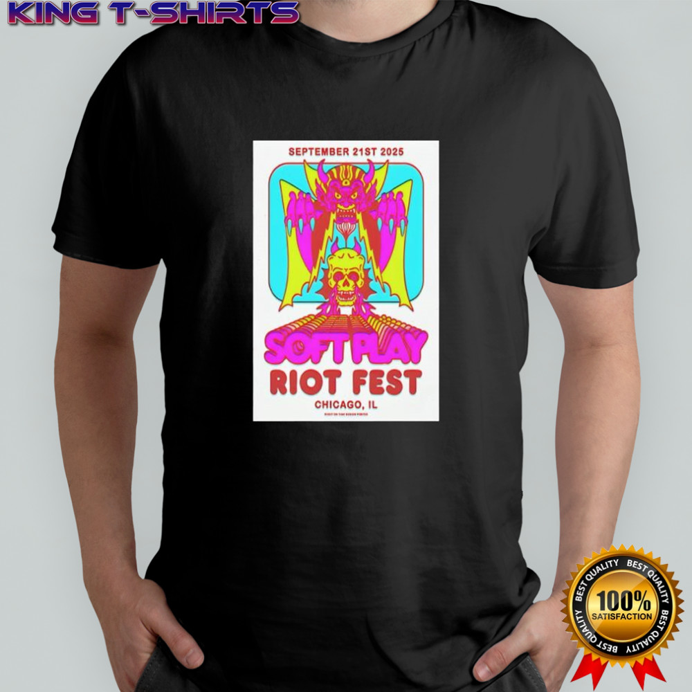 Soft Play Chicago IL Event Sep 21 2025 Poster shirt