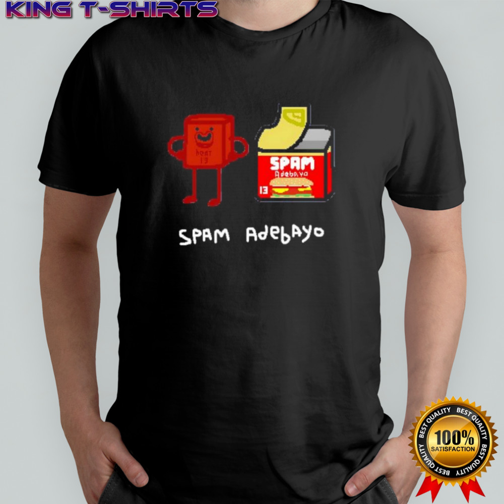 Spam Adebayo Heat 13 Player Pun Graphic Shirt