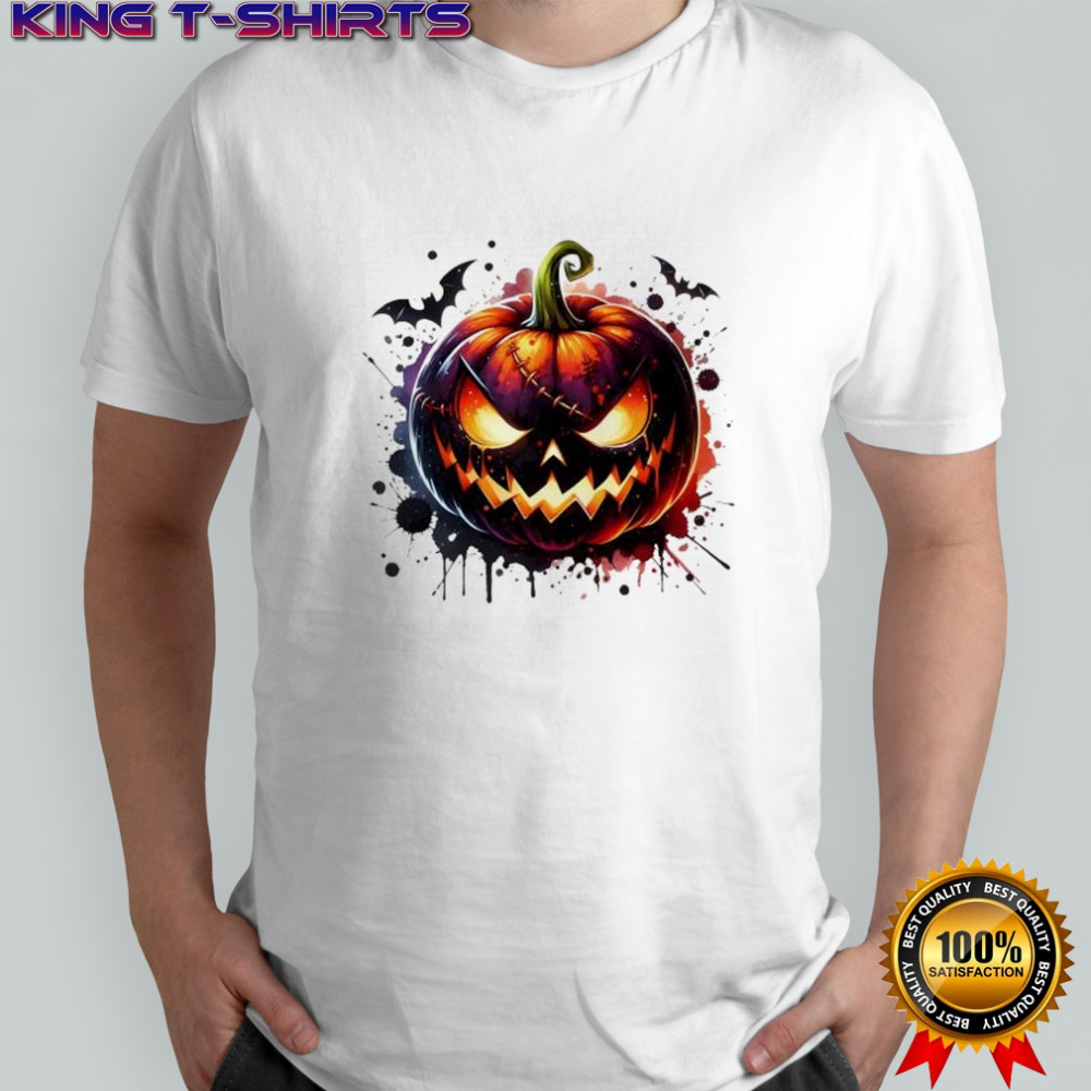 Spooky pumpkin Happy Halloween shirt