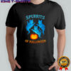 Spurrits of Halloween Ghost Cats Funny Cat Lovers shirt