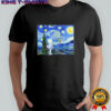 Starry Night Snoopy & Woodstock Balloon shirt