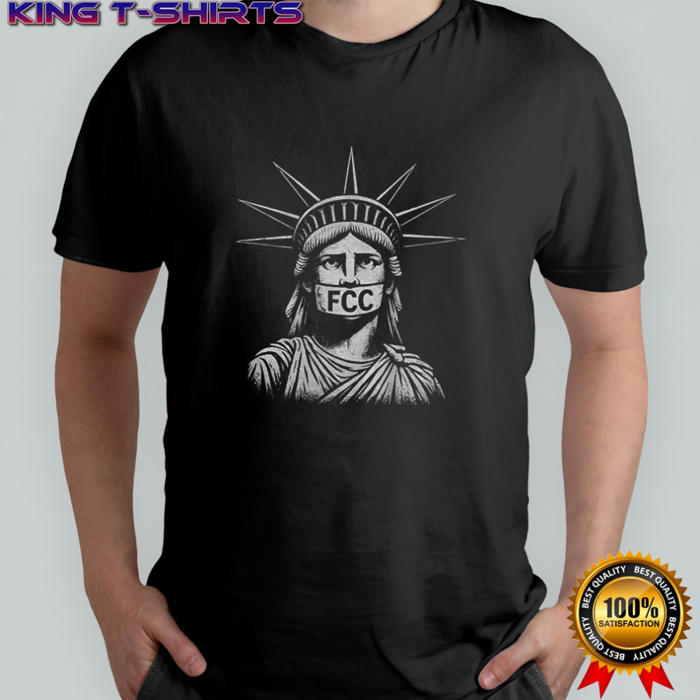 Statue of Liberty FCC Censorship Free Speech shirt