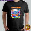 Stitch running Texas Longhorns football shirt