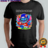 Stitch X Denver Broncos football colorful graphic shirt