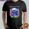 Stitch X Seattle Seahawks football colorful graphic shirt