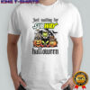 Subway Grinch just waiting for Halloween goth graphic shirt