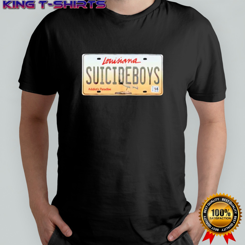 Suicideboys G59 Vanity Plate Louisiana shirt