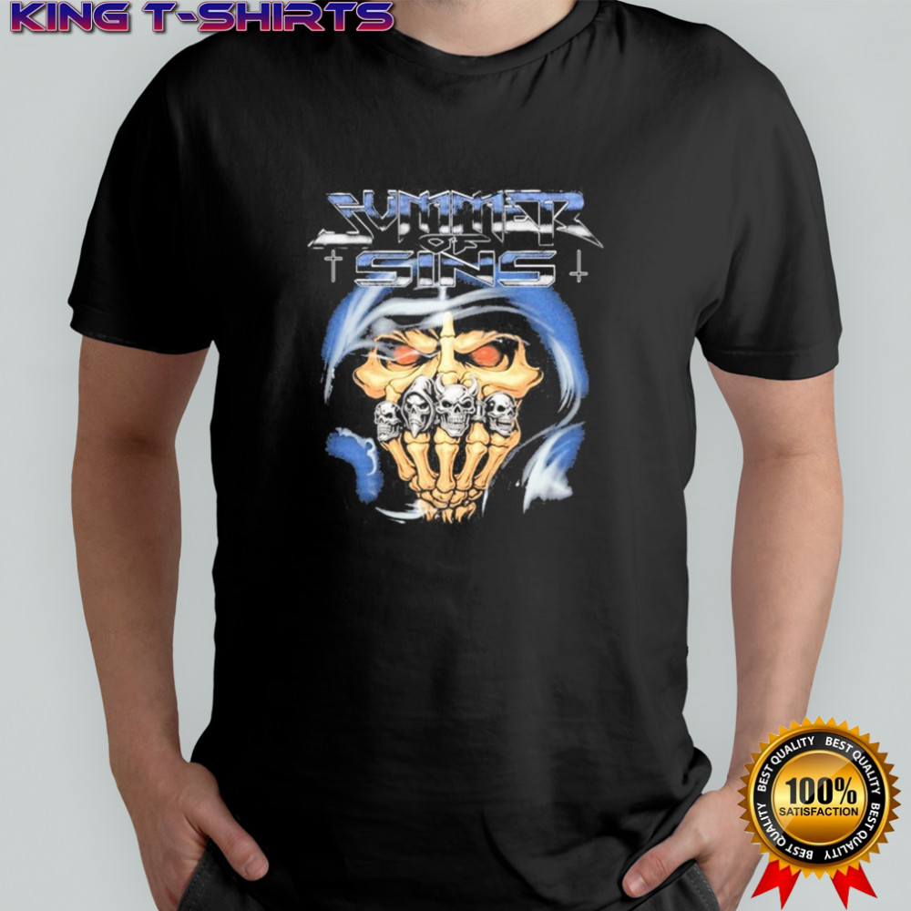 Summer Of Sins Im A Sinner Holy Sinner Middle Finger T-shirt