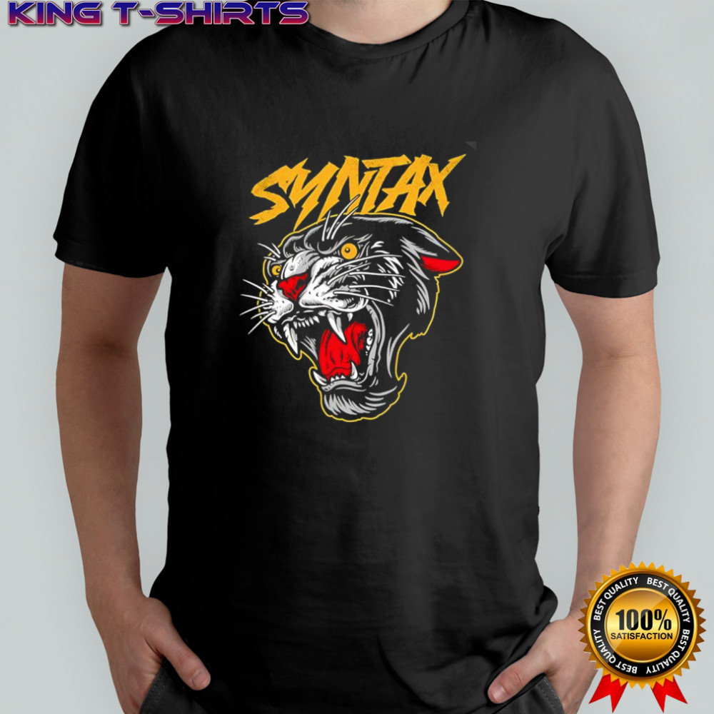 Syntax Panther logo shirt