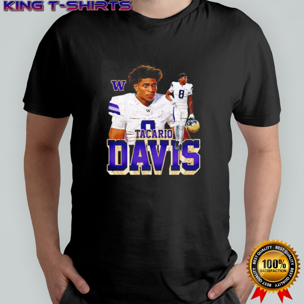 Tacario Davis Washington Huskies graphic shirt