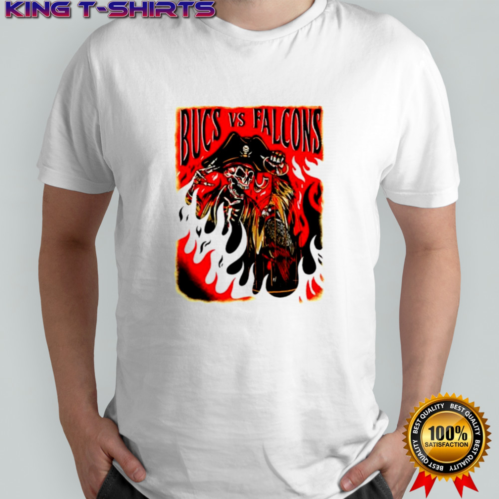 Tampa Bay Buccaneers vs Atlanta Falcons football lover graphic shirt Tampa Bay Buccaneers vs Atlanta Falcons football lover graphic shirt