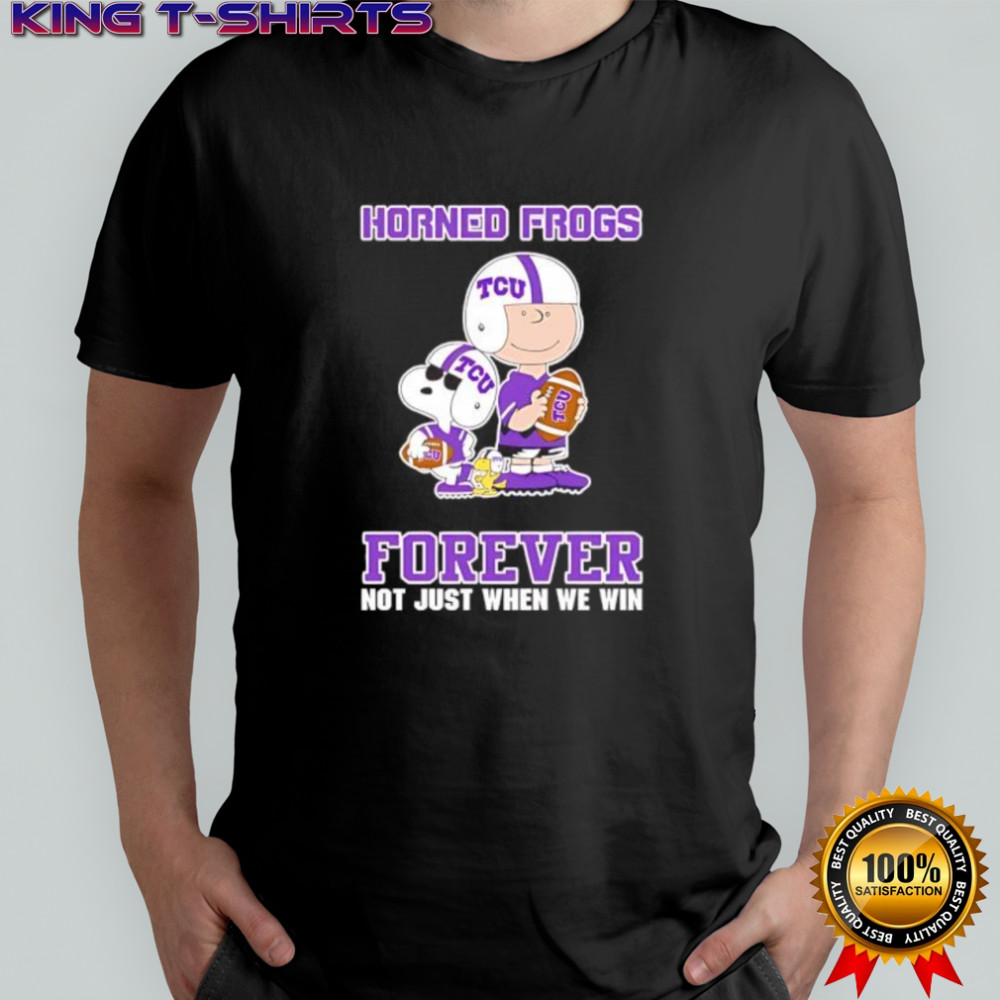 TCU Horned Frogs Charlie Brown Cartoon Forever shirt