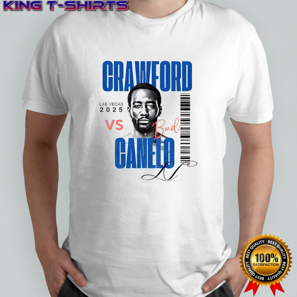 Terence Crawford Boxer Crawford vs Bud Canelo Las Vegas 2025 shirt