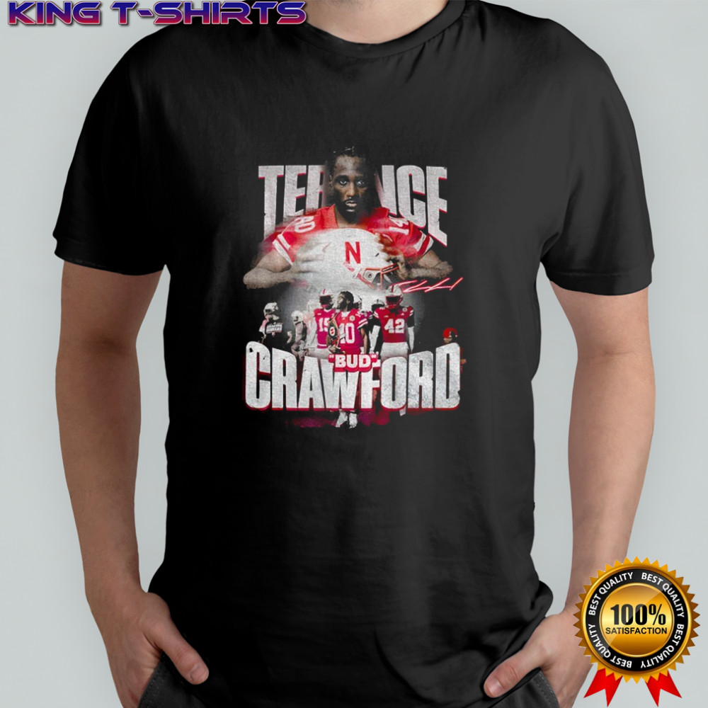 Terence Crawford Bud Nebraska Cornhuskers Football NFL signature vintage shirt