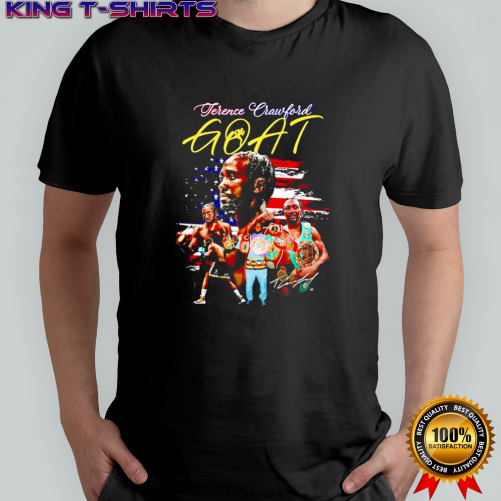 Terence Crawford Goat American flag shirt