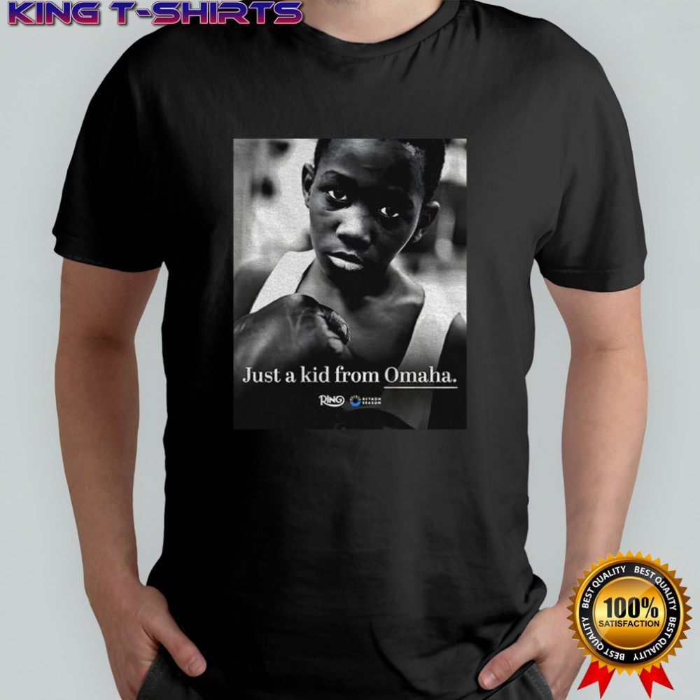 Terence Crawford made all of Nebraska just a kid from Omaha photo shirt