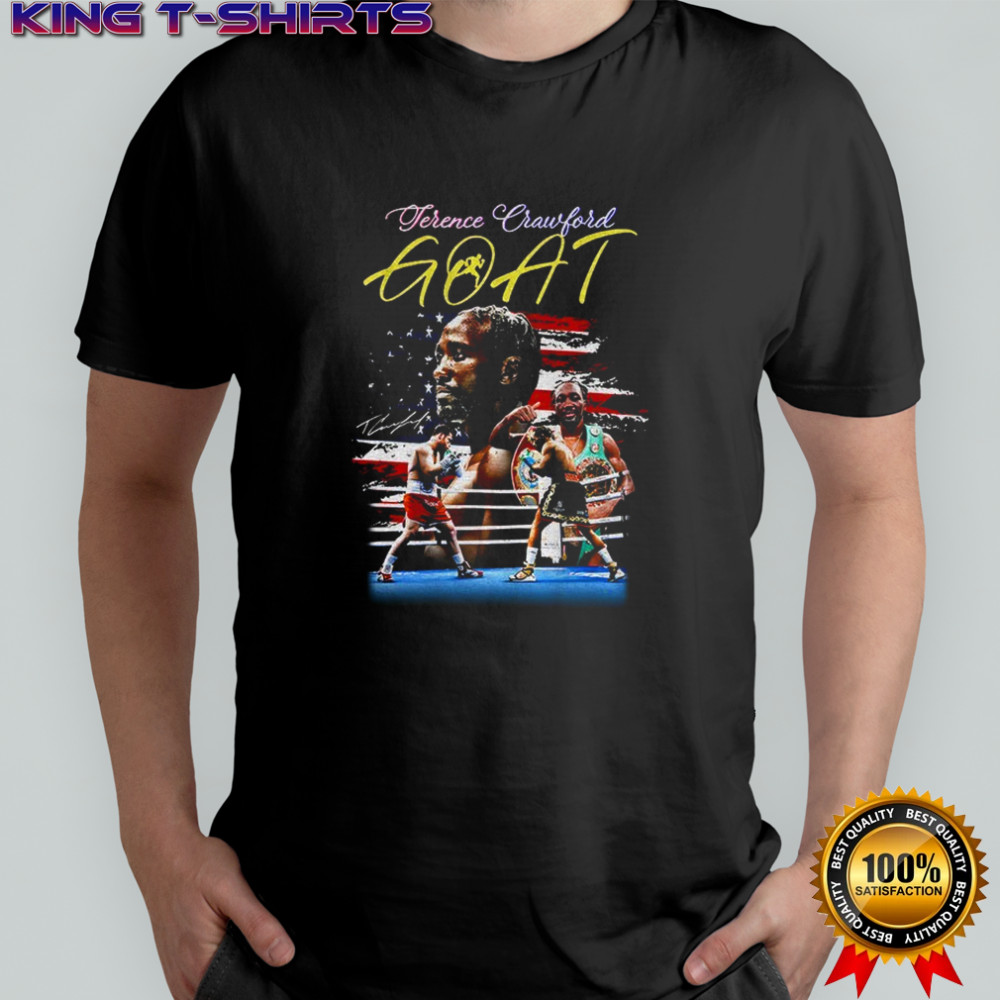 Terence Crawford title defense GOAT UFC shirt