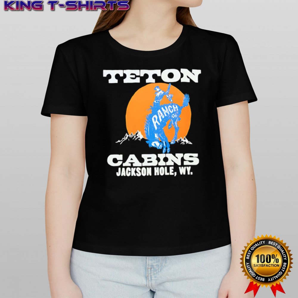 Teton Ranch Cabins Jackson Hole WY Bull Rider shirt