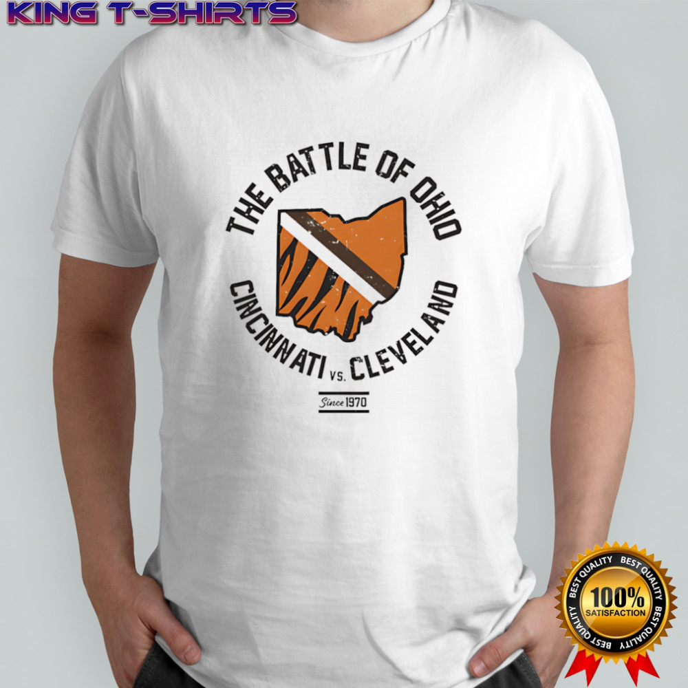 The battle of Ohio Cincinnati vs Cleveland shirt