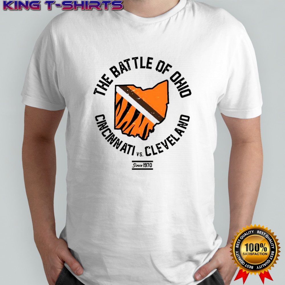 The battle of ohio Cincinnati vs Cleveland since 1970 shirt