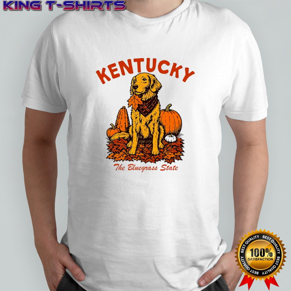 The Bluegrass Stay Golden Retriever autumn shirt