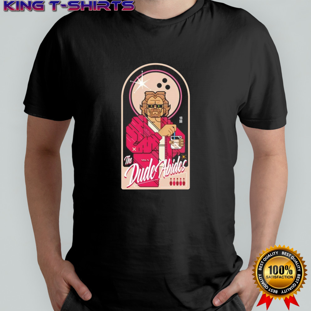 The Dude Abides Big Lebowski 1998 bowling graphic shirt