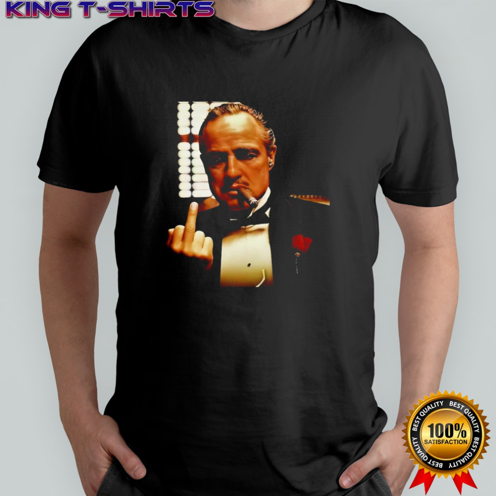 The Godfather middle finger retro shirt