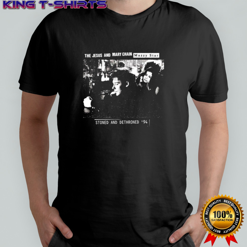 The Jesus And Mary Chain Mazzy Star Stoned And Dethroned ’94 Sometimes Always T-shirt The Jesus And Mary Chain Mazzy Star Stoned And Dethroned ’94 Sometimes Always T-shirt