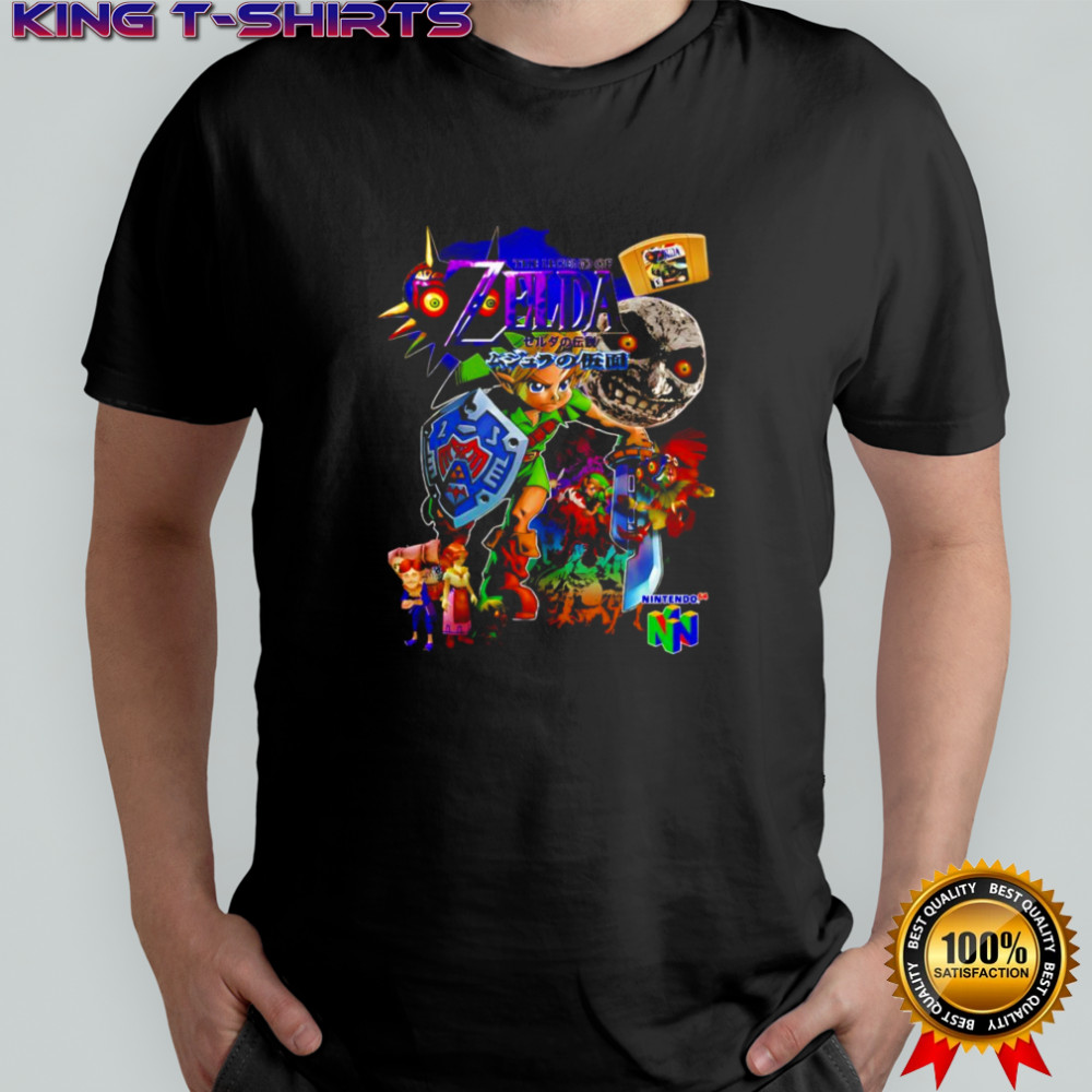 The Legend of Zelda Majora’s Mask vintage shirt