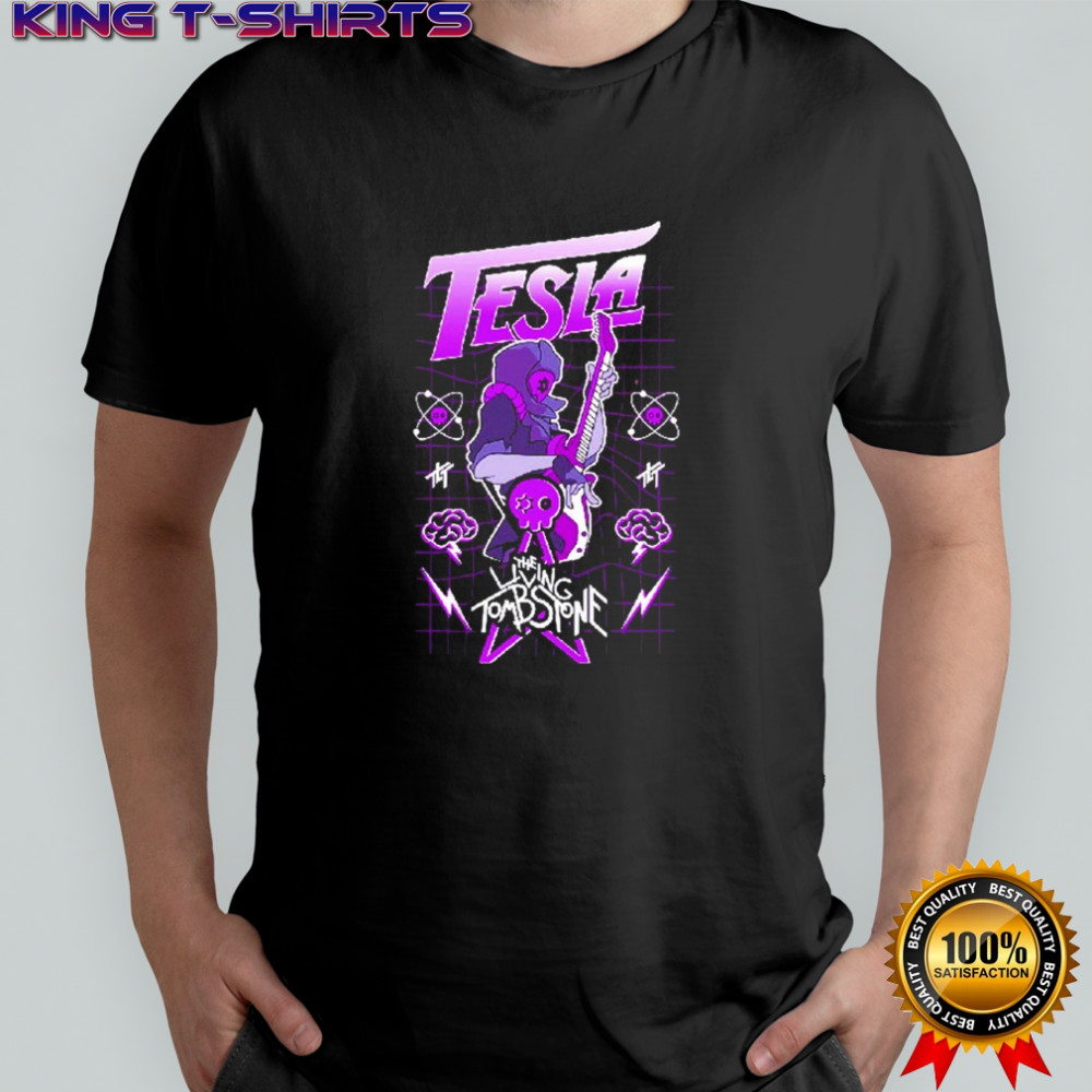 The Living Tombstone Tesla T-shirt
