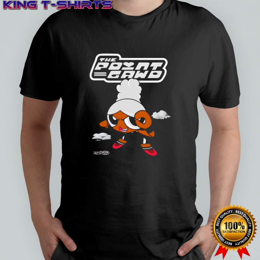 The Point Gawd PowHERpuff girl cartoon shirt