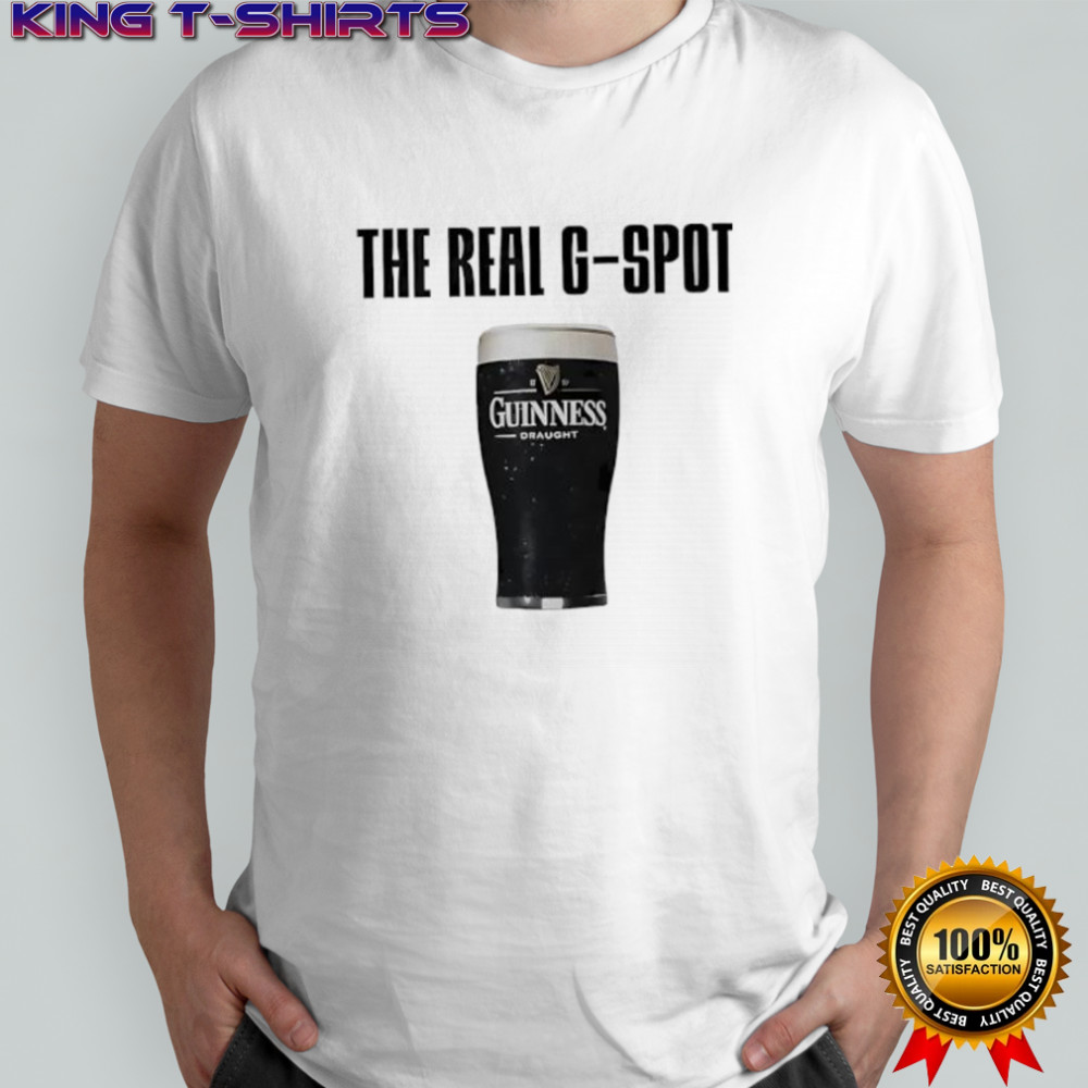 The Real G Spot Guinness Draught Beer shirt