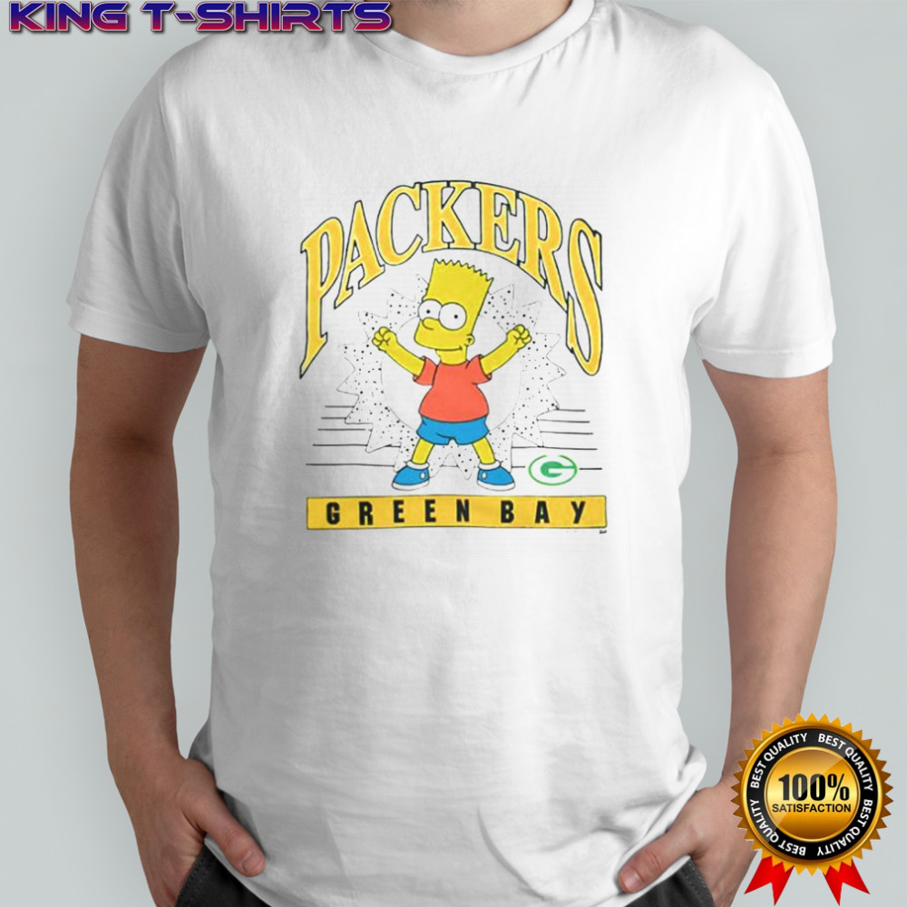 The Simpsons Bart X Green Bay Packers T-Shirt