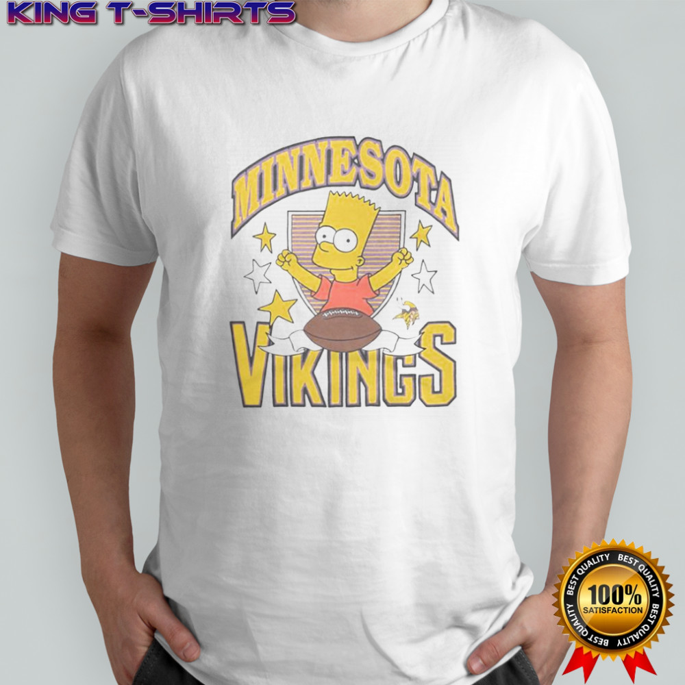 The Simpsons Bart X Minnesota Vikings T-Shirt