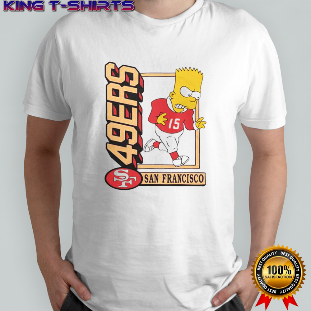 The Simpsons Bart X San Francisco 49ers T-Shirt