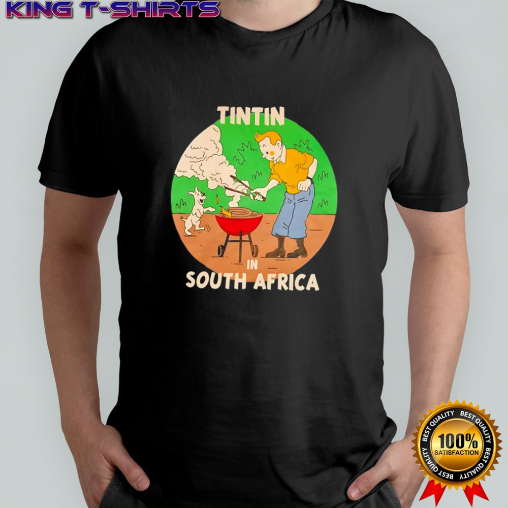 Tintin in South Africa shirt