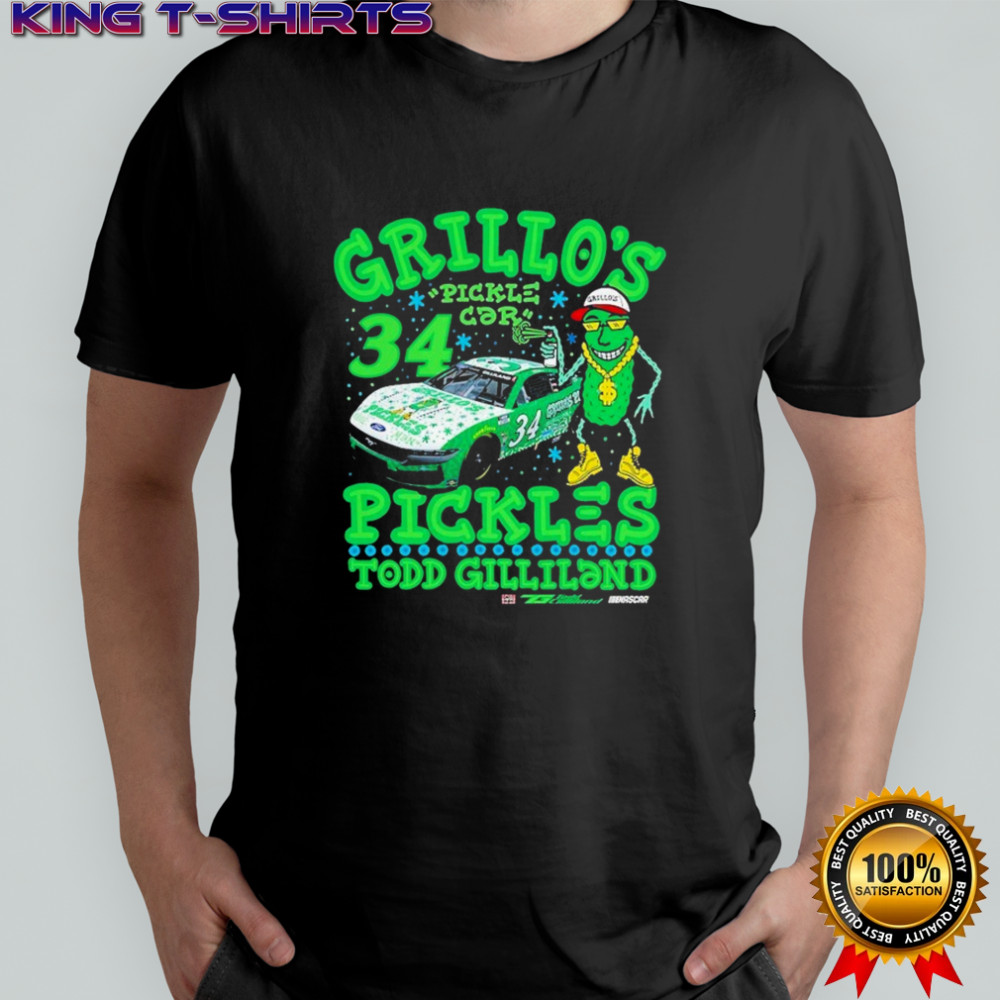 Todd Gilliland Front Row Motorsports Grillo’s Pickles Nascar T-Shirt