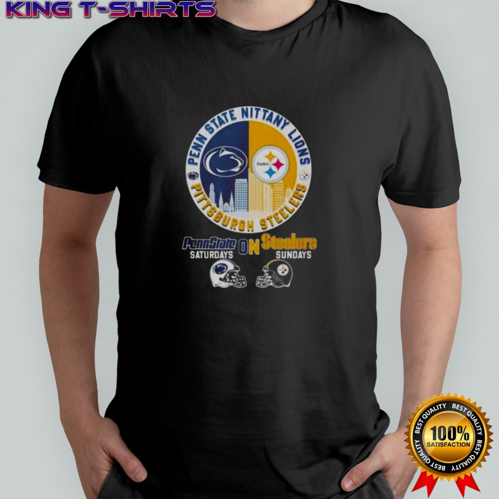 Top Penn State Vs Steelers Two Pennsylvania Prides In One T-Shirt