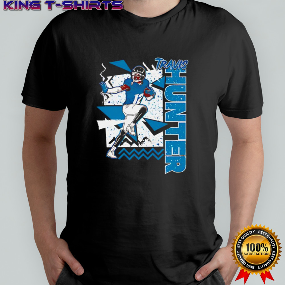 Travis Hunter Jacksonville Jaguars retro graphic shirt