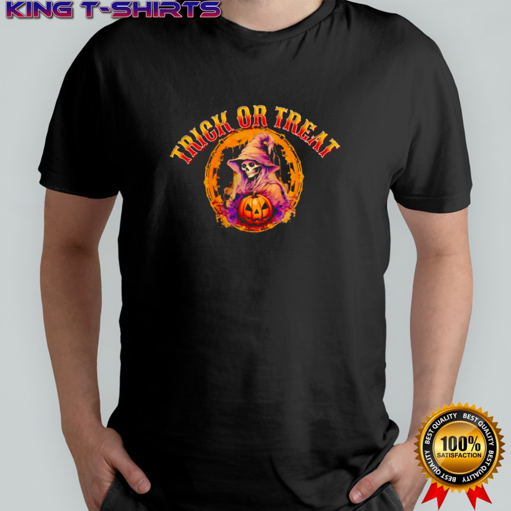 Trick or Treat halloween death shirt