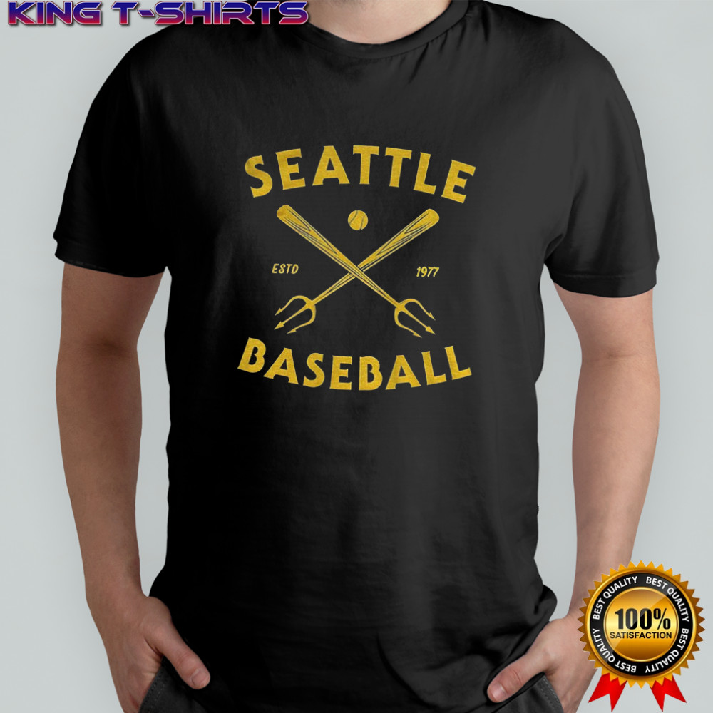 Tridents Seattle Mariners Seattle Baseball MLB estd 1977 shirt
