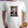 Trump 2028 never back down playcard shirt