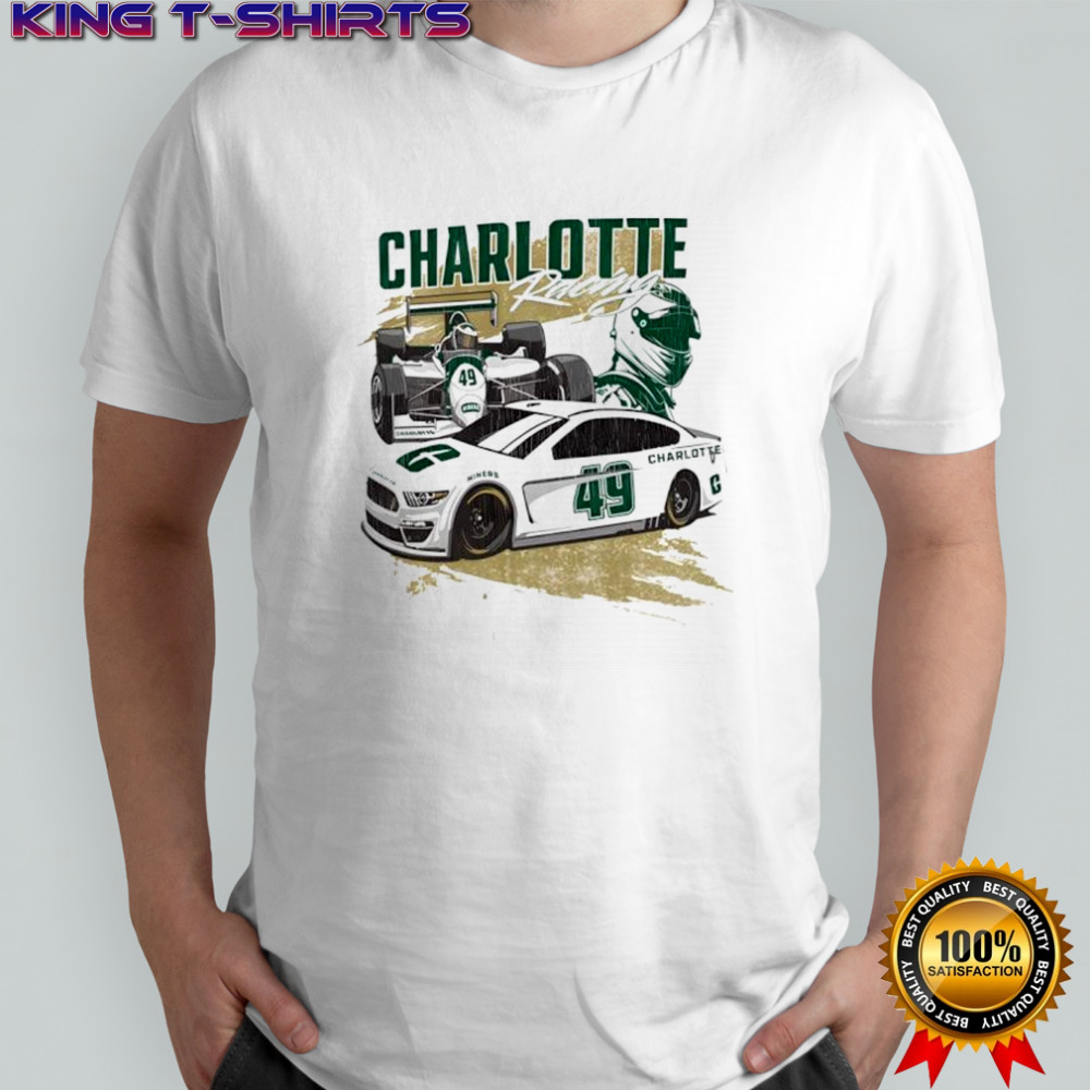 UNC Charlotte Racing Car shirt