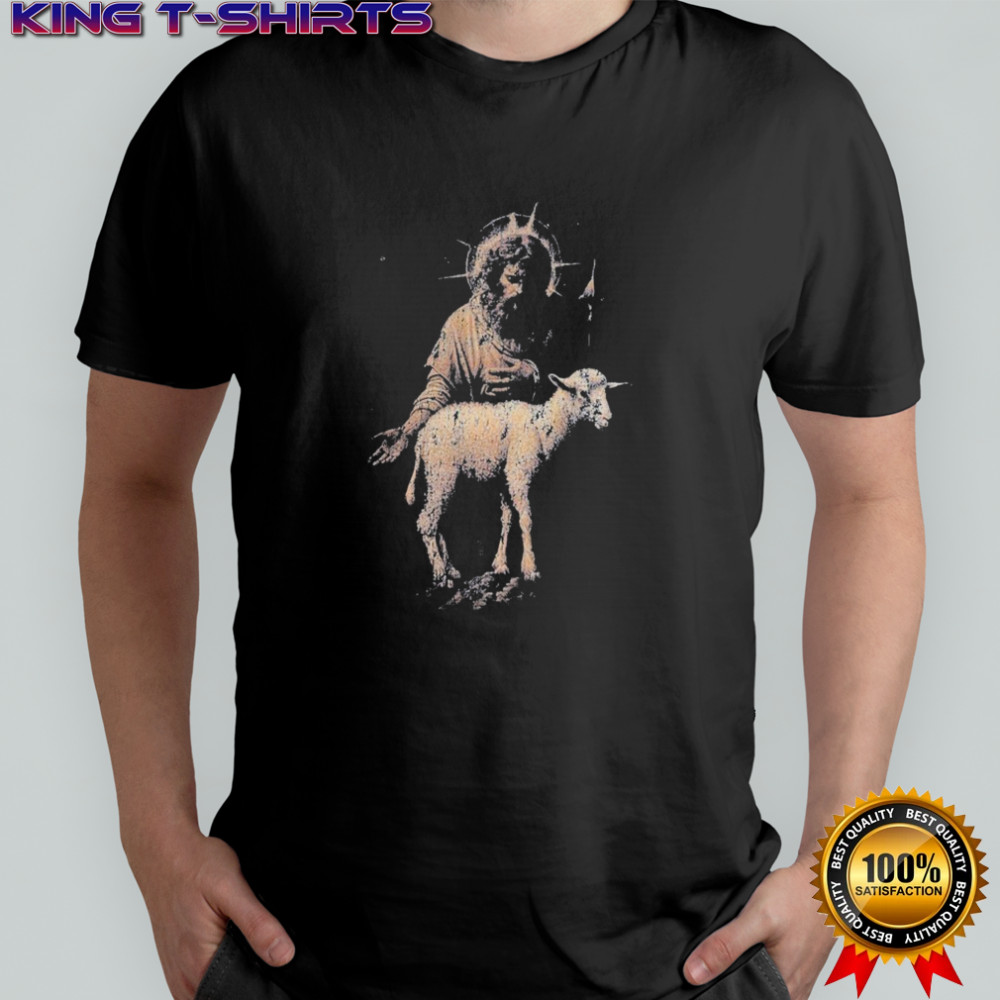 Undergold Agnus Dei Saint Shepherd Jesus Lamb T-shirt