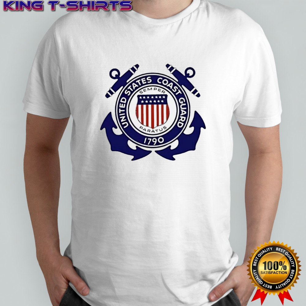 United States Coast Guard Semper Paratus 1790 logo shirt