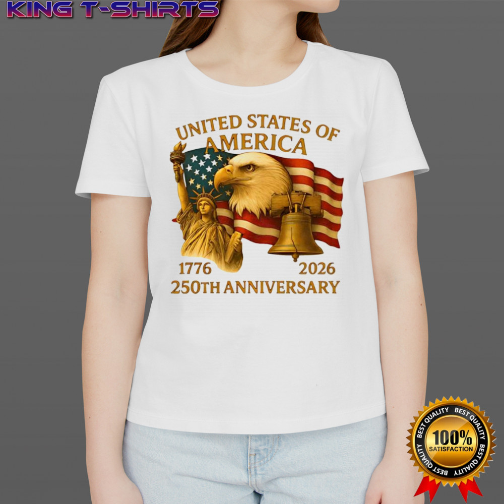United States of America 1776 2026 250th anniversary birthday shirt