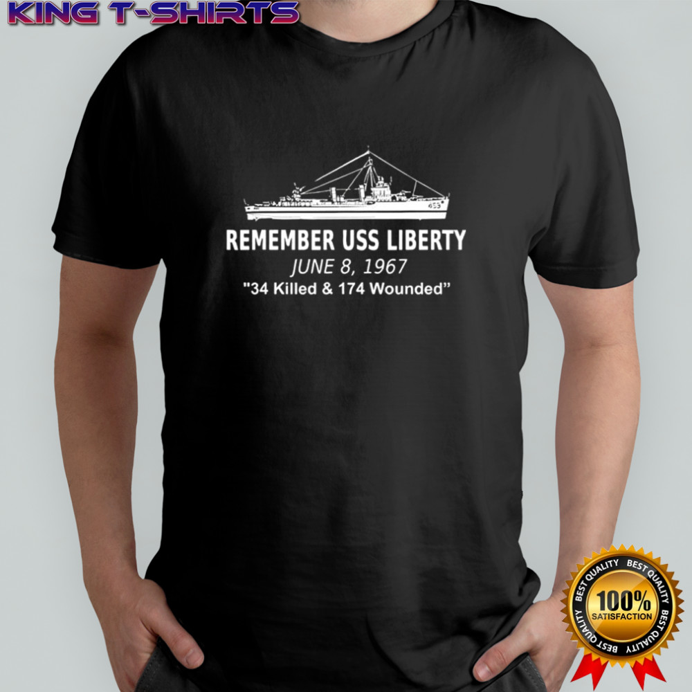 USS Liberty Remember June 8 1967 Political History shirt
