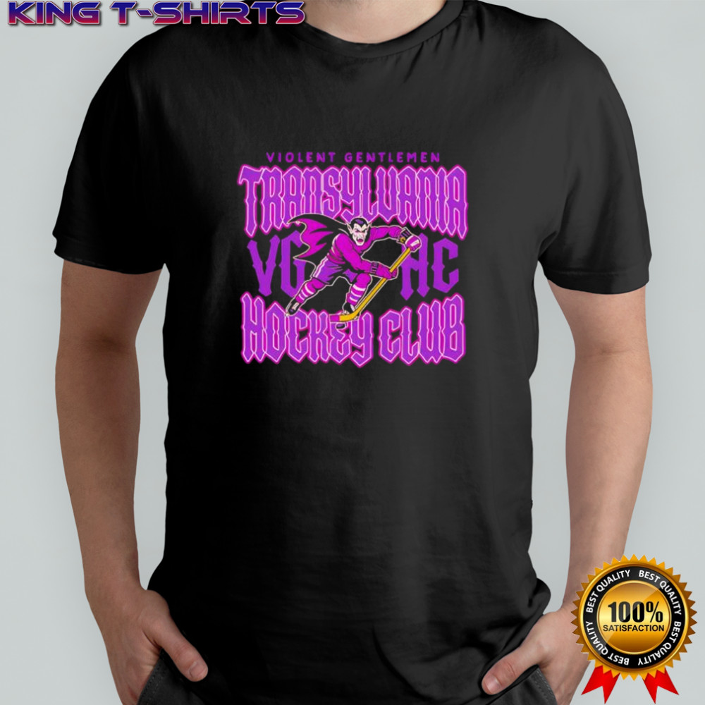 Violent Gentlemen Transylvania Hockey Club Vampire shirt