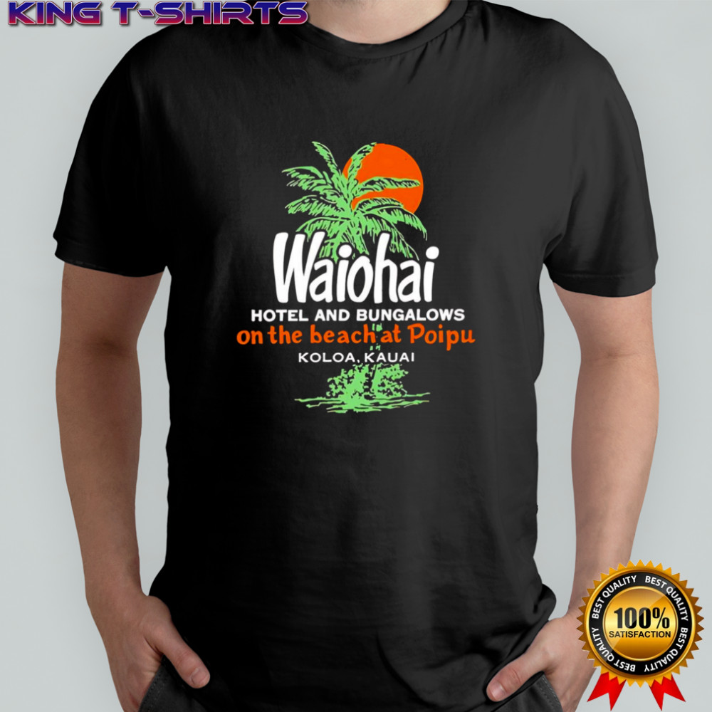 Waiohai Hotel and Bungalows Kauai Hawaii vintage shirt